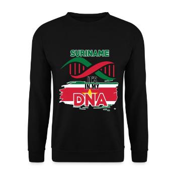 Le Suriname est dans mon ADN - Sweat-shirt Unisexe - noir - Devant - Alina (178cm) & Michal (187cm)