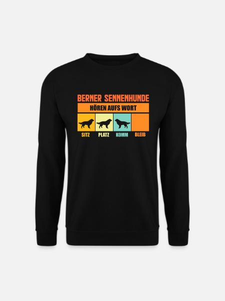 Berner Sennenhund - Unisex Pullover - Schwarz