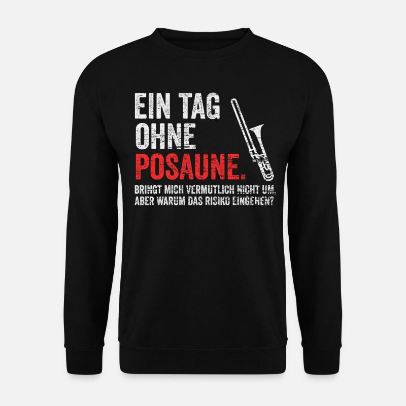 Posaune Band - Unisex Pullover - Schwarz