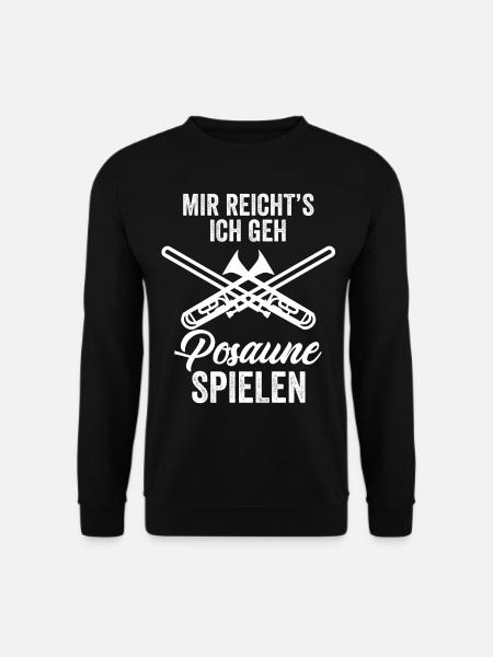 Posaune Posaunenspieler - Unisex Pullover - Schwarz