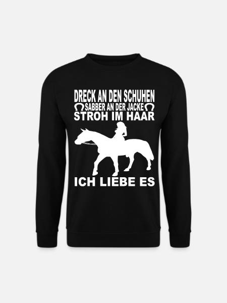 Reiten Reiterrinnen Reitsport Reitverein Reiter - Unisex Pullover - Schwarz