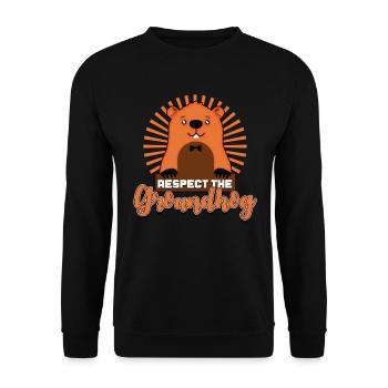 Groundhog Day - Unisex Sweatshirt - black - Front - Alina (178cm) & Michal (187cm)