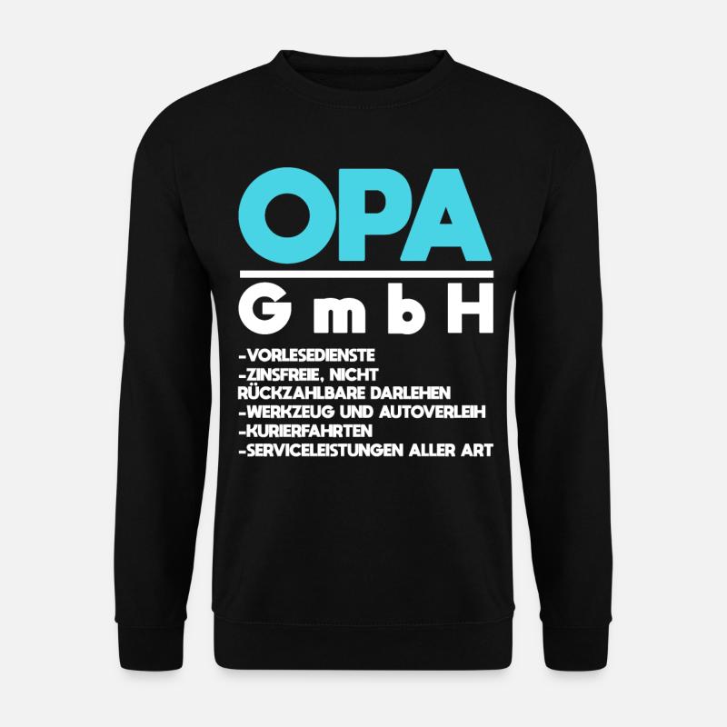 Opa - Unisex Pullover - Schwarz