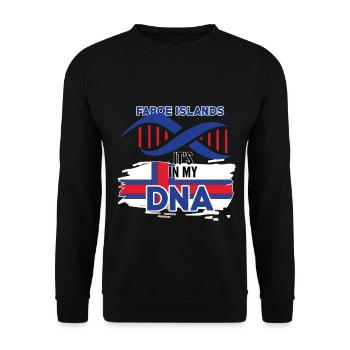 Les îles Féroé sont dans mon ADN - Sweat-shirt Unisexe - noir - Devant - Alina (178cm) & Michal (187cm)