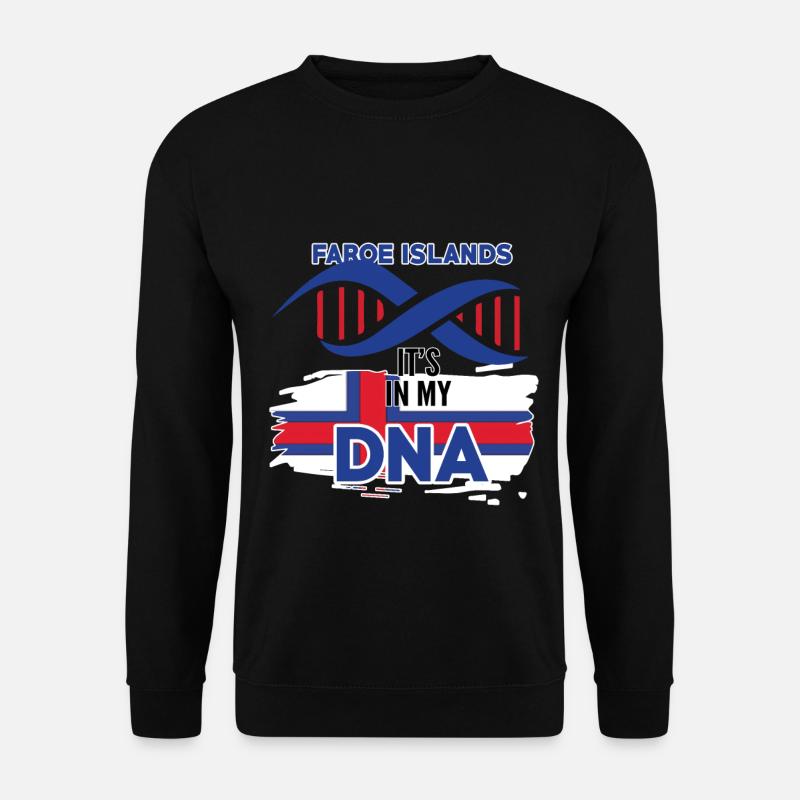 faröer inseln ist in meiner DNA - Unisex Pullover - Schwarz