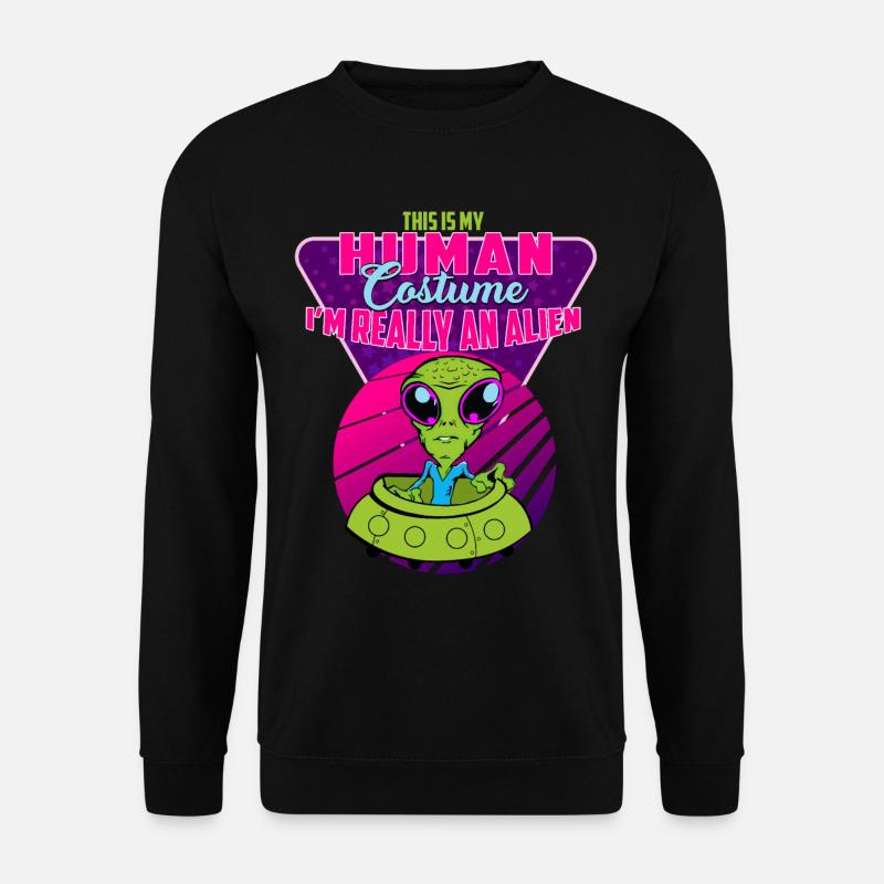 Karneval Alien - Unisex Pullover - Schwarz
