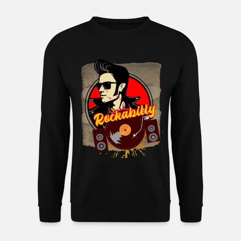 Rockabilly - Unisex Pullover - Schwarz
