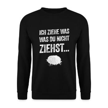 Lustiges Koks Sprüche Geschenk - Unisex Pullover - Schwarz - Vorne - Alina (178cm) & Michal (187cm)