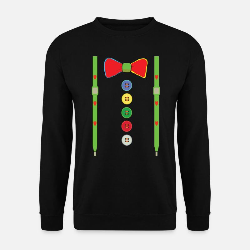 Clown Fasching Karneval Kostüm - Unisex Pullover - Schwarz