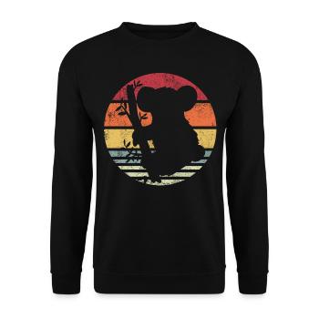 Koala Koalabär - Sweat-shirt Unisexe - noir - Devant - Alina (178cm) & Michal (187cm)