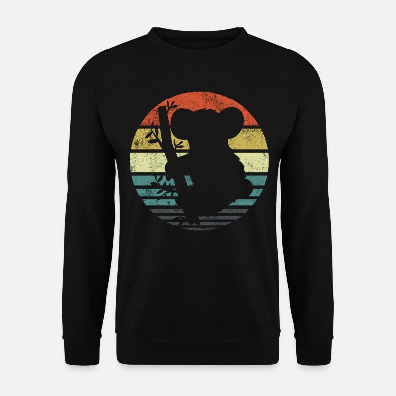 Koala Retro - Sweat-shirt Unisexe - noir