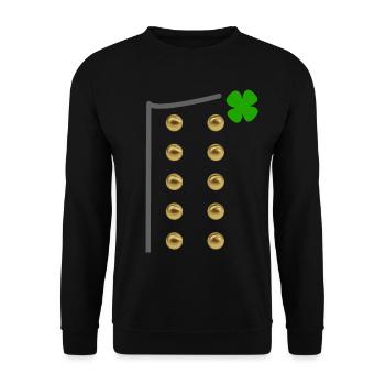 Carnaval costume carnaval carnaval fête - Sweat-shirt Unisexe - noir - Devant - Alina (178cm) & Michal (187cm)