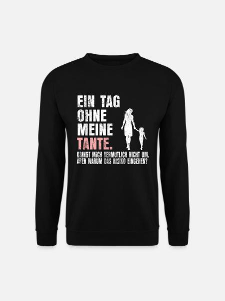 Tante Nichte - Unisex Pullover - Schwarz
