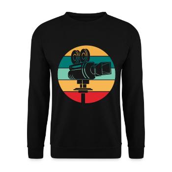 Filmemacher Kameraman Regisseur - Unisex Pullover - Schwarz - Vorne - Alina (178cm) & Michal (187cm)