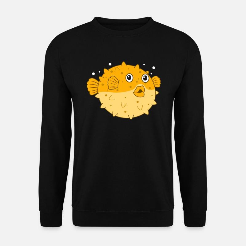 Kugelfisch - Unisex Pullover - Schwarz