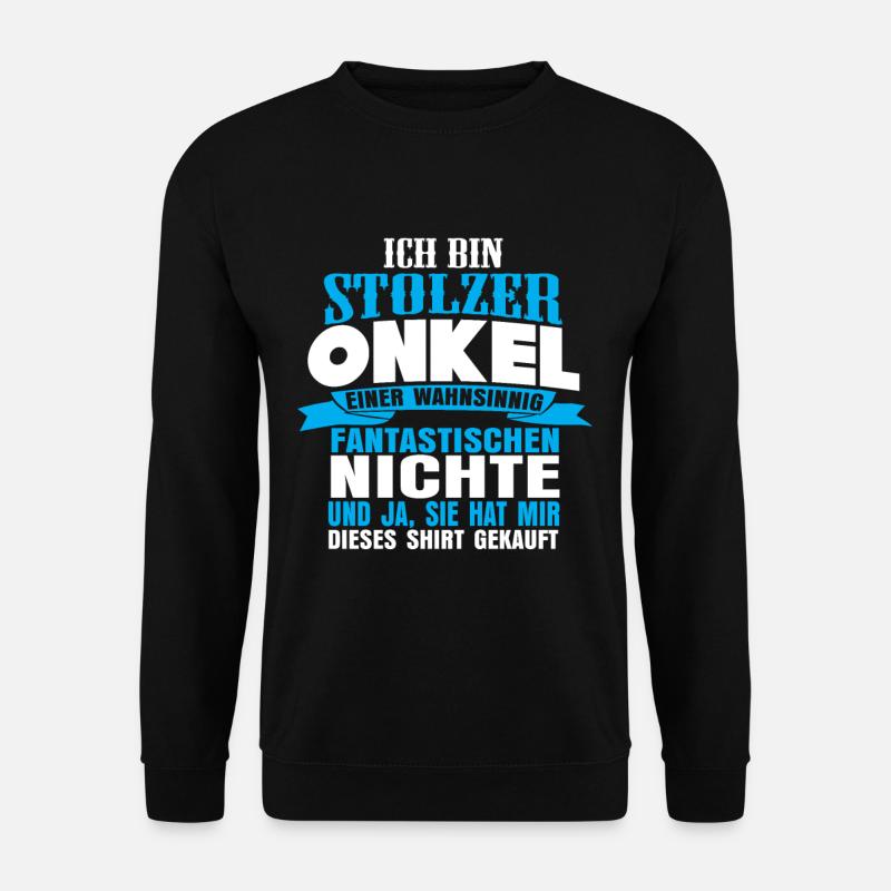 Onkel - Unisex Pullover - Schwarz