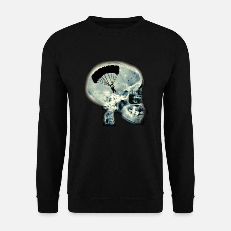 Fly paraglider - Unisex Sweatshirt - black
