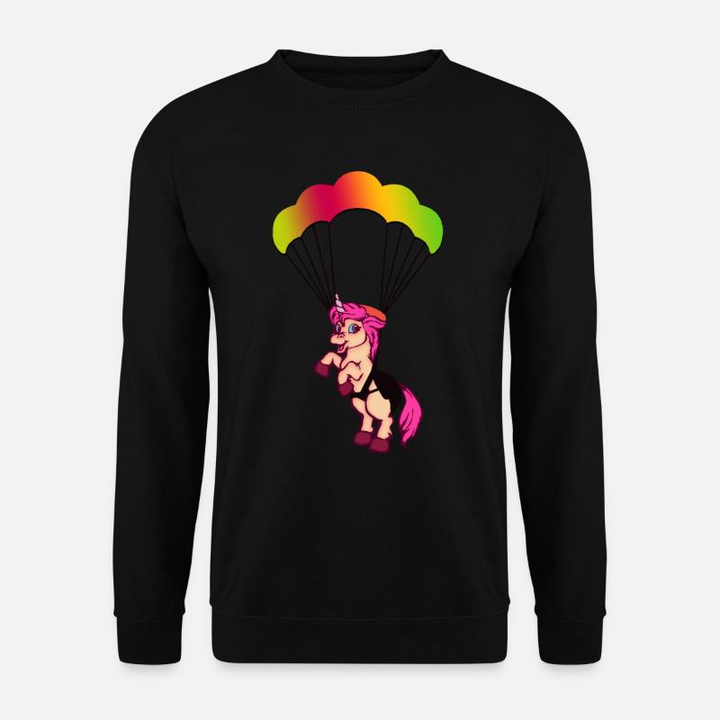 Fly paraglider - Unisex Sweatshirt - black