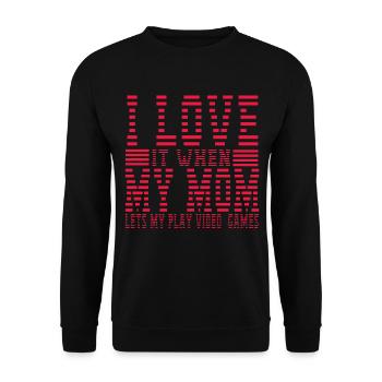 Gaming - Sweat-shirt Unisexe - noir - Devant - Alina (178cm) & Michal (187cm)