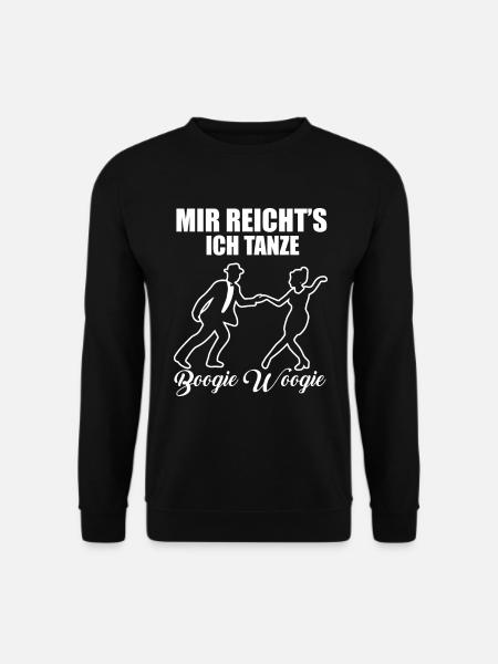 Boogie Woogie Tanzen Tänzer Geschenk - Unisex Pullover - Schwarz