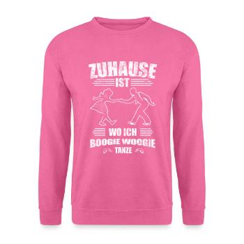 Boogie Woogie Turniertanz - Unisex Pullover - Pink - Vorne