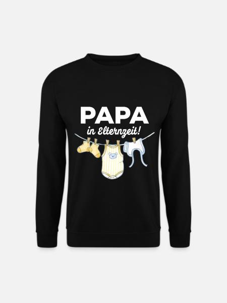 PAPA MACHT DAS schon! GESCHENKIDEE elternzeit - Unisex Pullover - Schwarz