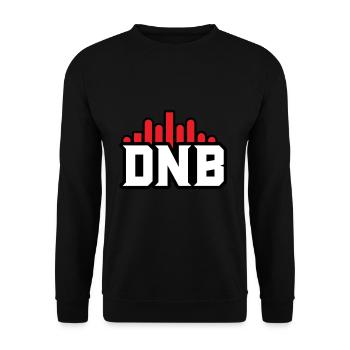 DNB Drum and Bass Dubstep cadeau - Sweat-shirt Unisexe - noir - Devant - Alina (178cm) & Michal (187cm)