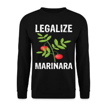 tomates - Sweat-shirt Unisexe - noir - Devant - Alina (178cm) & Michal (187cm)