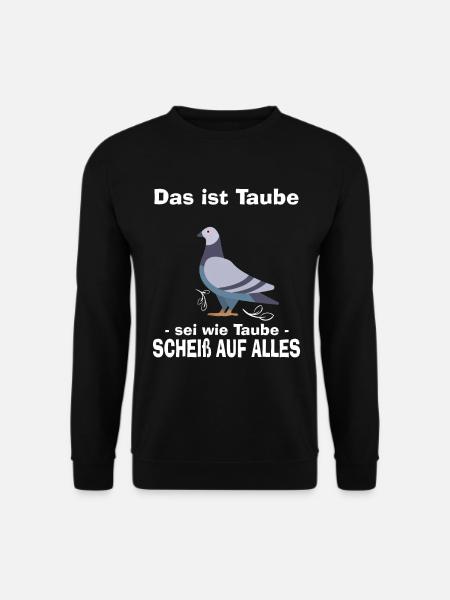 Tauben - Unisex Pullover - Schwarz