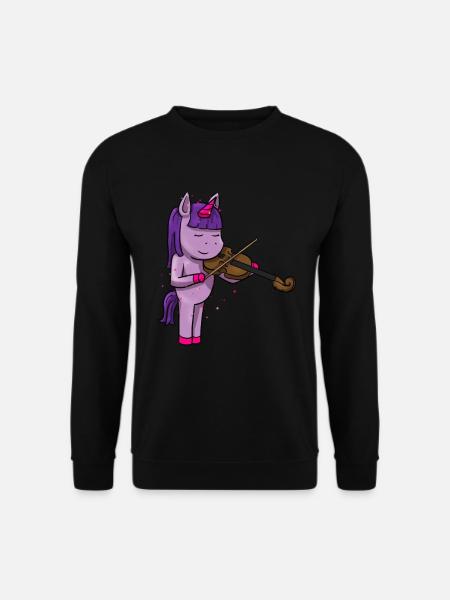 Violoncelle licorne altiste alto joueur alto - Sweat-shirt Unisexe - noir