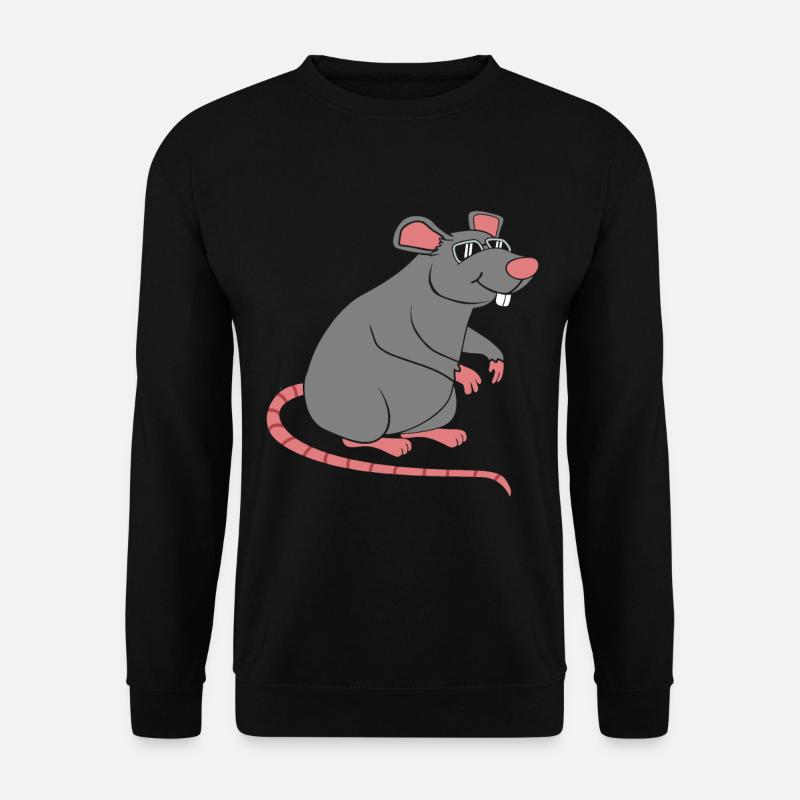 Ratte - Unisex Pullover - Schwarz