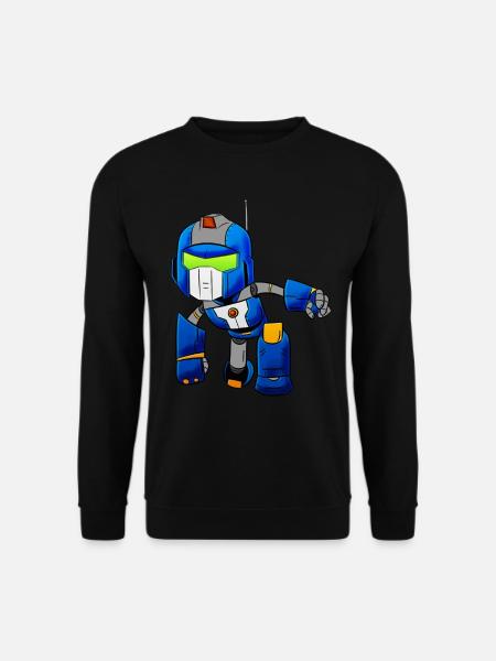 Robot - Unisex Pullover - Schwarz