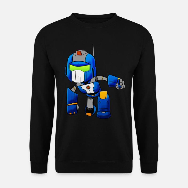 Robot - Unisex Pullover - Schwarz