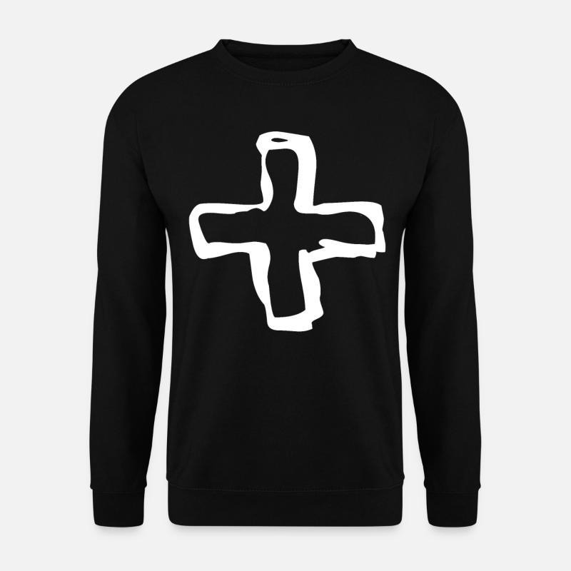 Plus Math Hyphen - Unisex Sweatshirt - black