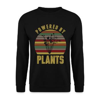 Végétarien végétalien - Sweat-shirt Unisexe - noir - Devant - Alina (178cm) & Michal (187cm)