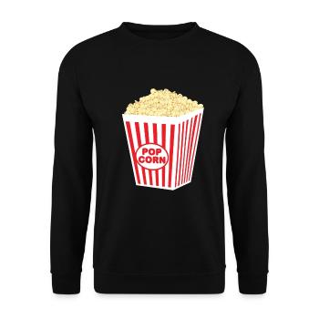 Popcorn costume - Unisex Sweatshirt - black - Front - Alina (178cm) & Michal (187cm)