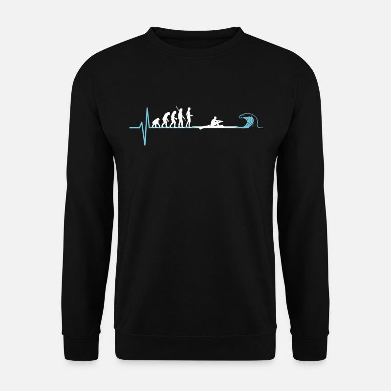 Rowing evolution - Unisex Sweatshirt - black