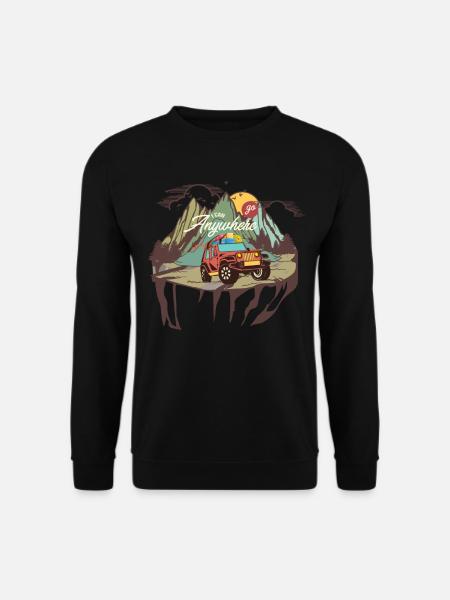 Fête des pères 4x4 - Sweat-shirt Unisexe - noir