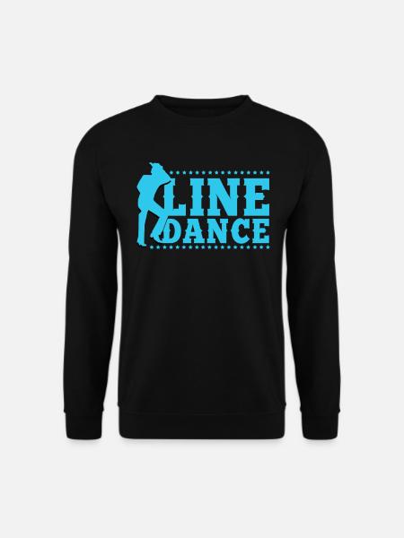 Linedance, Line dance Linedancer - Sweat-shirt Unisexe - noir