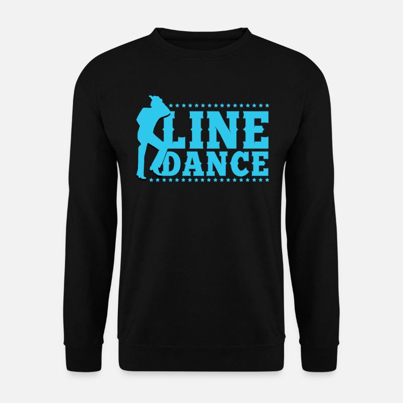 Linedance, Line dancing Linedancer - Unisex Pullover - Schwarz