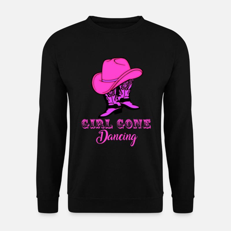 Linedance, Line dancing Country Western - Unisex Pullover - Schwarz