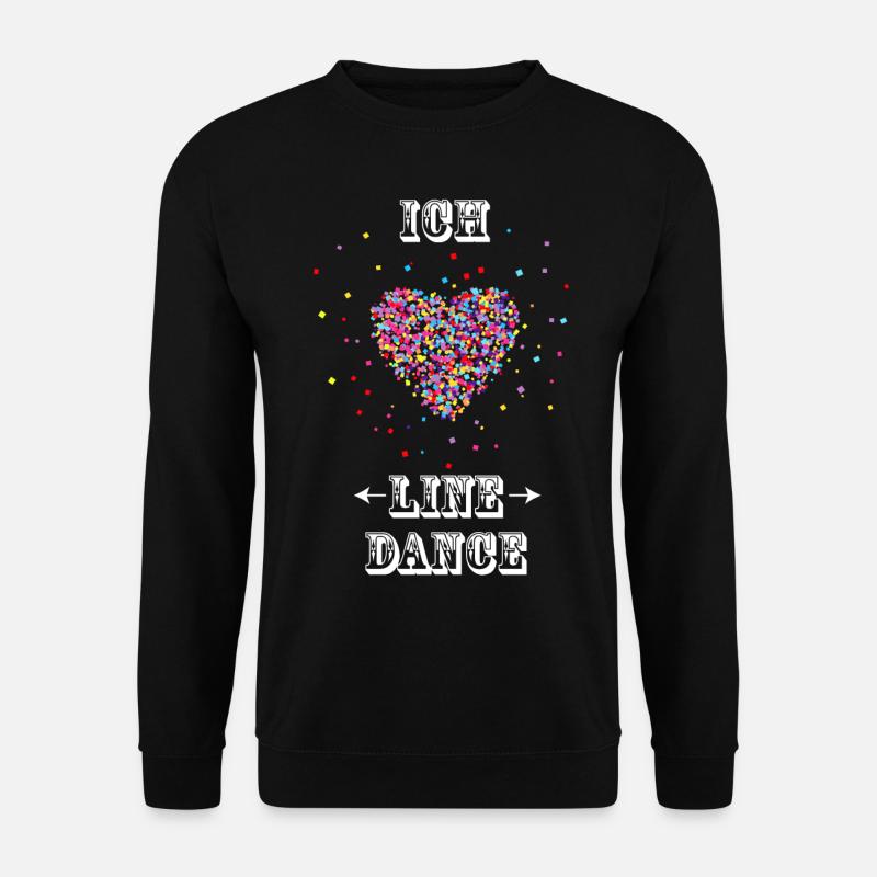 Ich liebe LINEDANCE - Unisex Pullover - Schwarz