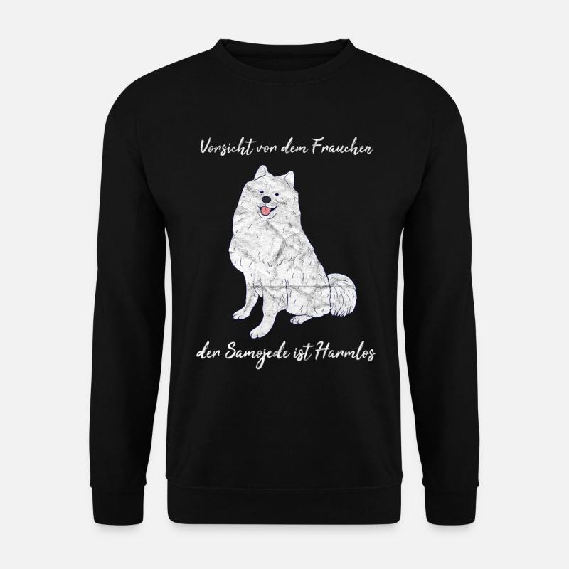 Samojede Hund - Unisex Pullover - Schwarz