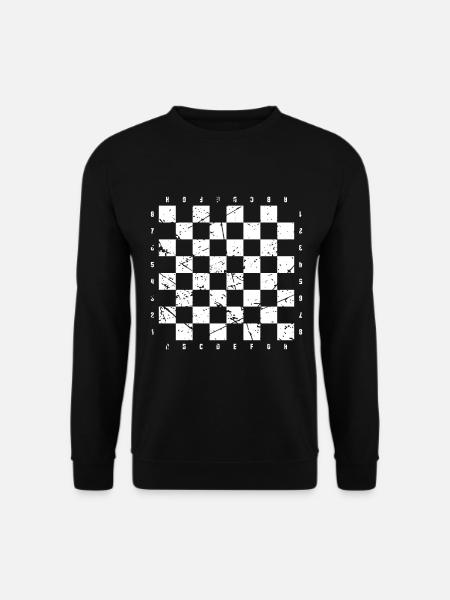Chessboard Schachbrett Kostüm - Unisex Pullover - Schwarz