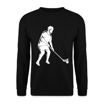 Floorball - Unisex Pullover - Schwarz - Vorne - Alina (178cm) & Michal (187cm)