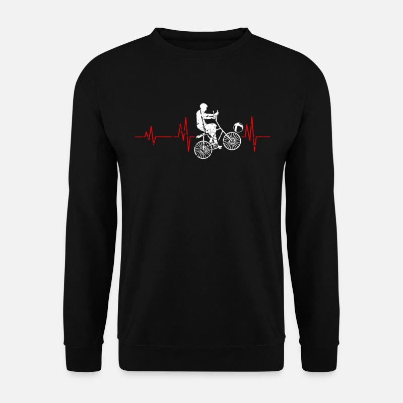 Radball Herzschlag Radballer - Unisex Pullover - Schwarz