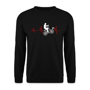 Radball - Unisex Pullover - Schwarz - Vorne - Alina (178cm) & Michal (187cm)