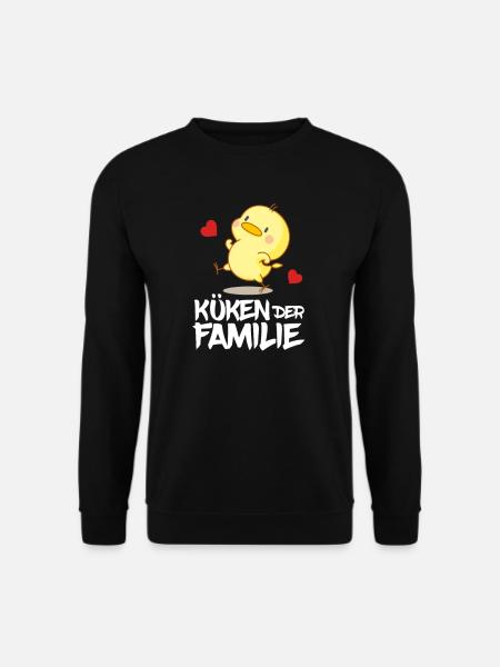 Küken der Familie Geschenkidee Geburtstag - Unisex Pullover - Schwarz