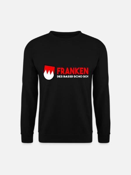 Franken Des Bassd Scho So - Unisex Pullover - Schwarz