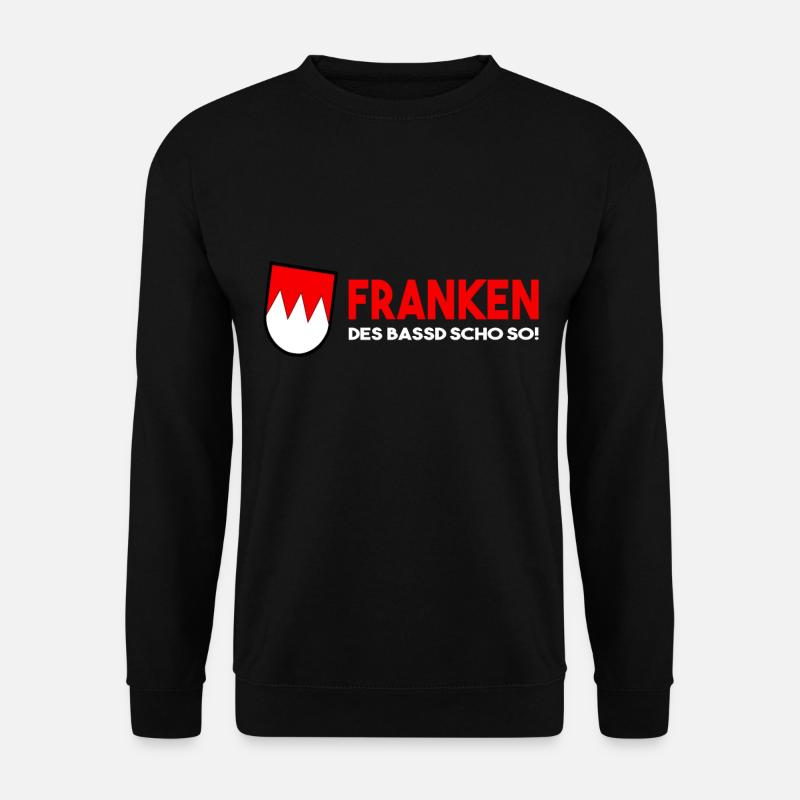 Franken Des Bassd Scho So - Unisex Pullover - Schwarz